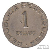 Mosambik KM-Nr. : 66 1936 Sehr Schön Kupfer-Nickel Sehr Schön 1936 1 Escudo Wappen - Mosambik