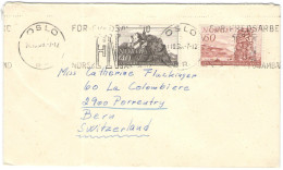 NORVEGIA - NORGE - NORWAY - 1968 - 100th Anniversary Of The Norwegean Tourist Association + Flamme FN - Viaggiata Da ... - Briefe U. Dokumente