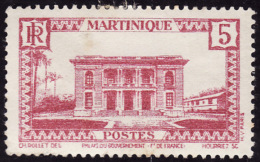 MARTINIQUE  1933-38  - Y&T 136 - Hôtel Du Gouvernement   - NEUF* - Neufs