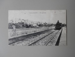 GARD GALLARGUES VUE GENERALE LOCOMOTIVE CARTE 8,4 X 13,5 CM - Gallargues-le-Montueux