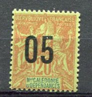 NOUVELLE-CALEDONIE -  Yv. N°  106  *   05 S 20c   Cote  1,5 Euro  BE   2 Scans - Neufs
