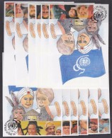 United Nations Geneva 1995 50Y Uno 12 Maxicards (31246) - Maximum Cards