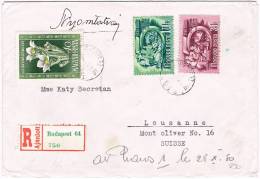 Hungria, 1950, For Lausanne - Storia Postale