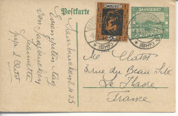 Entier Postal Michel P15 Et Timbre 84 - Briefe U. Dokumente