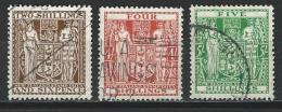 Neuseeland SG F193-95, Mi St 58-60 Used - Fiscaux-postaux