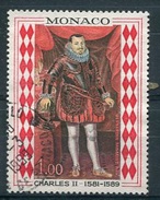 MONACO : Y&T (o)  N°  770 " Charles II " - Oblitérés