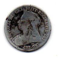 ONE SHILLING Argent  VICTORIA 1894 - Autres & Non Classés