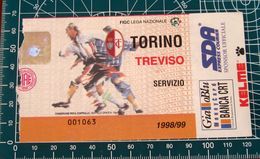 Calcio Ticket BIGLIETTO TORINO - TREVISO 1998-99 - Tickets D'entrée