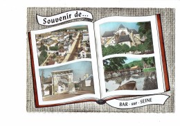 10 - Souvenir De .. BAR SUR SEINE - Multivues - Livre Ouvert - LAPIE 101 - - Bar-sur-Seine