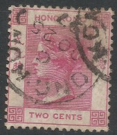 Hong Kong. 1882-96 QV. 2c Used. Crown CA W/M SG 33 - Used Stamps
