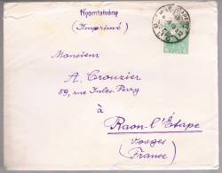 Hungria, 1928, For France - Briefe U. Dokumente