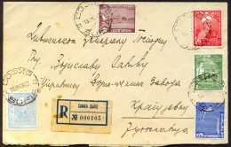 BULGARIA - BULGARIE   - SPORT - FIRST STAMPS With GYMNASTIC -JUMPPING POLE VAULT  - 1935 - RARE On COVERS - Jumping