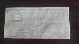 Israel-the Workers Bank Limited-(number Chek-433481)-(20lirot)-1946-(kiryat-anabim) - Israel