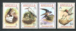 169 ANGUILLA 1980 - Yvert 365/68 - Oiseau - Neuf ** (MNH) Sans Trace De Charniere - Anguilla (1968-...)