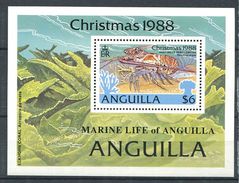 169 ANGUILLA 1988 - Yvert BF 82 - Crustace - Neuf ** (MNH) Sans Trace De Charniere - Anguilla (1968-...)