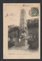 DF / 90 TERRITOIRE DE BELFORT / BELFORT / MONUMENT DU CIMETIÈRE DES MOBILES / CIRCULÉE EN 1903 - Belfort – Siège De Belfort