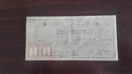 Israel-the Workers Bank Limited-(number Chek-436527)-(25lirot)-1946 - Israël