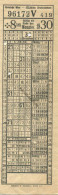 Gemeinde Wien Städtische Strassenbahnen 1930 Fahrschein 30 Groschen - Europa