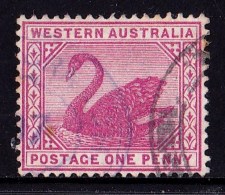 Western Australia 1898 Swan 1d Carmine W Crown A Used  SG 112 - - - Used Stamps