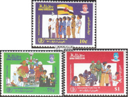 Brunei 314-316 (kompl.Ausg.) Postfrisch 1985 Jahr Der Jugend - Brunei (1984-...)