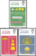 Brunei 346-348 (kompl.Ausg.) Postfrisch 1986 Königliche Insignien - Brunei (1984-...)
