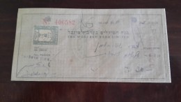 Israel-the Workers Bank Limited-(number Chek-406582)-(30lirot)-1946 - Israël