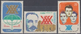 1983.62 CUBA 1983 MNH. Ed.2911-13. XXX ANIV DEL ASALTO AL CUARTEL MONCADA. ATTACK BARRACKS MONCADA. - Unused Stamps