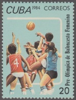 1984.53 CUBA 1984 MNH. Ed.3024. PRE-OLIMPICA DE BALONCESTO FEMENINO. WOMENS BASKETBALL. - Unused Stamps