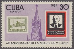 1984.59 CUBA 1984 MNH. Ed.2987. 60 ANIV DE LA MUERTE DE VLADIMIR I. LENIN. RUSSIA. RUSIA. - Unused Stamps