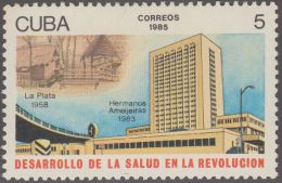 1985.45 CUBA 1985 MNH. Ed.3124. DESARROLLO DE LA SALUD. MEDICINE. MEDICINA. HOSPITAL AMEIJEIRAS. - Ungebraucht