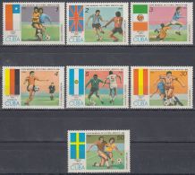 1985.53 CUBA 1985 MNH. Ed.3144-49. WORLD CUP FOOTBALL SOCCER FUTBOL MEXICO. SPAIN. GERMANY. ENGLAND. ARGENTINA. CHILE. - Unused Stamps
