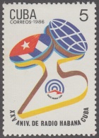 1986.61 CUBA 1986 MNH. Ed.3181. XXV ANIV DE RADIO HABANA. - Ungebraucht