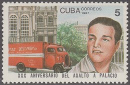 1987.30 CUBA 1987 MNH. Ed.3244. XXX ANIV DEL ASALTO AL PALACIO PRESIDENCIAL. PRESIDENTIAL PALACE. - Unused Stamps