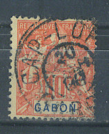 VEND BEAU TIMBRE DU GABON N°20 , CACHET "CAP - LOPEZ" !!!! - Timbres-taxe