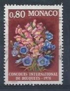 MONACO : Y&T (o)  N°  1115 " Composition Florale " - Usados