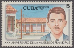 1987.32 CUBA 1987 MNH. Ed.3279. XXX ANIV DE LA MUERTE DE FRANK PAIS. - Ungebraucht