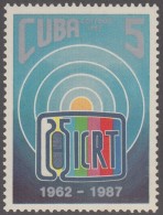 1987.34 CUBA 1987 MNH. Ed.3264. XXV ANIV DEL ICRT. TELECOMMUNICATIONS. - Ungebraucht