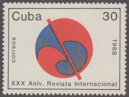 1988.52 CUBA 1988 MNH. Ed.3379. XXX ANIV DE LA REVISTA INTERNACIONAL. - Unused Stamps