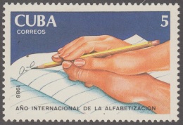 1988.55 CUBA 1988 MNH. Ed.3409. AÑO INTERNACIONAL DE LA ALFABETIZACION. LITERACY. - Ungebraucht