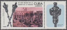 1988.56 CUBA 1988 MNH. Ed.3406. XX ANIV MUSEO DE LA CIUDAD DE LA HABANA. MUSEUM - Unused Stamps