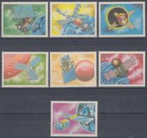 1988.57 CUBA 1988 MNH. Ed.3338-44. DIA DE LA COSMONAUTICA. COSMONAUTICS DAY. SPACE. COSMO. - Unused Stamps