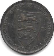 *jersey 1/24 Shilling 1877 H   Km 7   Vf+ - Jersey