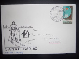 Afrique Du Sud , Premier Jour De Pretoria 1959 Pour Cape Town - FDC