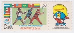 1987.42 CUBA 1987 MNH. Ed.3280. X JUEGOS PANAMERICANOS INDIANAPOLIS. PANAMERICAN GAMES. USA. - Unused Stamps