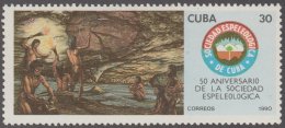 1990.60 CUBA 1990 MNH. 50 ANIV SOCIEDAD ESPELEOLOGICA. SPELEOLOGICAL. CAVERN. - Unused Stamps