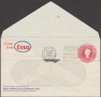 GB 1963. Enveloppe, Entier TSC Avec Fenêtre. Timbre Elizabeth II  De Profil à 2½ P. Esso Petroleum Company Ltd Bristol - Aardolie