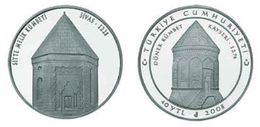 AC - KUMBET - GONBAD ISLAMIC ARCHITECTURE COMMEMORATIVE SILVER COIN TURKEY 2008 PROOD UNCIRCULATED - Ohne Zuordnung