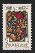 Austria: 1980 Christmas - Stained Glass Window - Viktring MNH - 1971-80 Unused Stamps