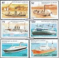 Benin 631-636 (kompl.Ausg.) Postfrisch 1995 Schiffe - Otros & Sin Clasificación