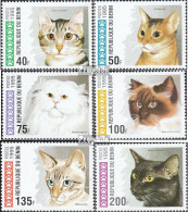 Benin 668-673 (kompl.Ausg.) Postfrisch 1995 Katzen - Otros & Sin Clasificación